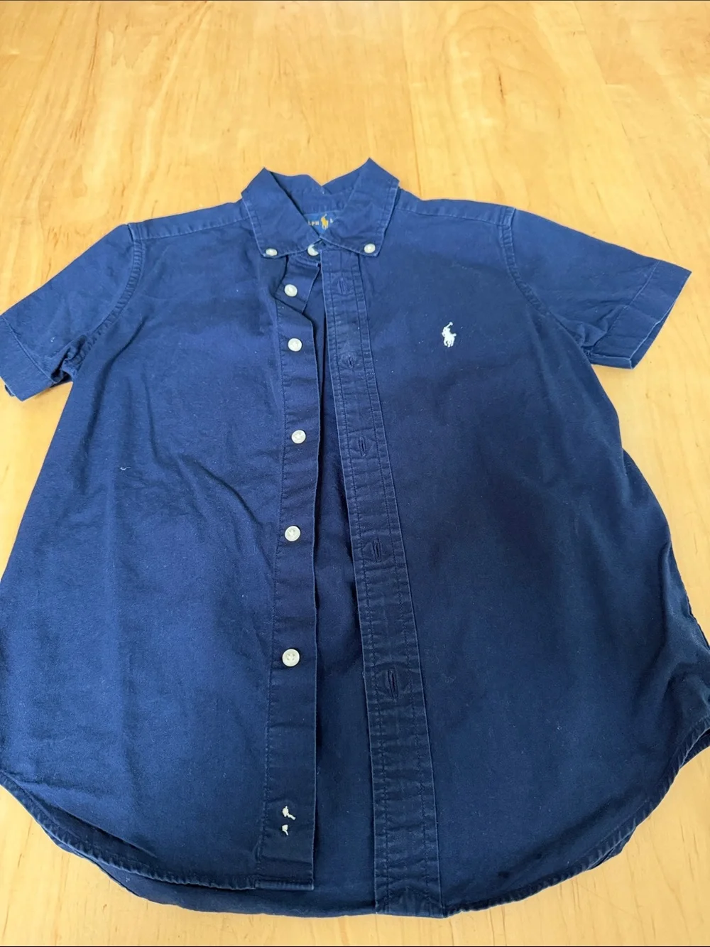 Ralph Lauren Short-Sleeve Navy Shirt